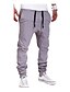 preiswerte Sweatpants-Herren Gerade Jogginghose Sweathose Einfarbig In voller Länge Hose Sport Casual Baumwolle Basic Babyblau Marineblau Mikro-elastisch / Frühling / Herbst