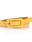 abordables Cinturones de mujer-Mujer Piel Cinturón Slim Un Color / Bonito