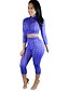 cheap Women&#039;s Two Piece Sets-Women&#039;s Solid Sexy Casual Slim Casual Club See-through Set