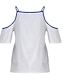 baratos T-Shirts de mulher-Mulheres Camiseta - Para Noite Básico Vazado / Estampado, Tribal / Verão