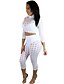 cheap Women&#039;s Two Piece Sets-Women&#039;s Solid Sexy Casual Slim Casual Club See-through Set