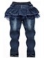 cheap Girls&#039; Pants &amp; Leggings-Girls&#039; Pants Jeans Patchwork Lace Cotton Casual Daily 3-6 Y 3D Printed Graphic