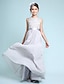 cheap Flower Girl Dresses-A-Line Floor Length Scoop Neck Chiffon Junior Bridesmaid Dresses&amp;Gowns With Lace Kids Wedding Guest Dress 4-16 Year