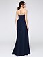 cheap Evening Dresses-A-Line See Through Formal Evening Dress Illusion Neck Sleeveless Floor Length Chiffon with Buttons Draping Appliques 2020