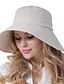 billige Bryllupshodeplagg-Dame Fritid Solhatt Polyester Sommer Beige Blå Rosa