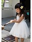 cheap Dresses-Girls&#039; Lace Casual / Daily Solid Colored Sleeveless Dress White