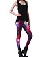 voordelige Leggings-Dames Print Legging - Heelal Medium Taille Wijn S M L / Skinny