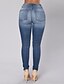 voordelige Damesbroeken-Dames Zwangerschap Skinny / Jeans Broek Print Blauw M