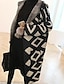 olcso Női pulóverek-Hosszú Cloak / Capes EgyszerűSzínes Fekete Kapucni Hosszú ujj Pamut Őszi Vastag Mikroelasztikus