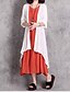 baratos Blazeres &amp; Jaquetas Femininas-Mulheres Jacket kimono Longo Sólido Casual Simples Branco / Verde Tropa / Rosa claro