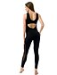 voordelige Damesbroeken en rokken-Dames Sport Skinny Actief Jumpsuits,Mouwloos Ronde hals Zomer Polyester