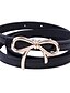 cheap Women&#039;s Belt-Women PU Waist Belt,Fashionable Jewelry / Casual Gold / Silver / Alloy All Seasons
