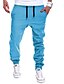 cheap Sweatpants-Men&#039;s Active Sweatpants Drawstring Full Length Plus Size Pants Daily Sports Solid Colored Black Gray Navy Blue Khaki Royal Blue M L XL XXL 3XL / Weekend
