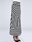 cheap Women&#039;s Skirts-Women&#039;s Striped Black Skirts , Vintage / Bodycon / Casual Maxi