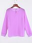 cheap Women&#039;s Blouses &amp; Shirts-Blouse - Solid Colored Cut Out Purple XL