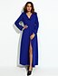 cheap Women&#039;s Coats &amp; Trench Coats-Women&#039;s Trench Coat Maxi Coat Shirt Collar Jacket Long Sleeve Red Blue Emerald