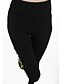 billige Leggings-Damer Ensfarvet Legging Polyester