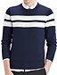 billige Herregensere og -cardigans-Herre Sport / Arbeid Langermet Pullover - Stripet