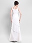 cheap Mother of the Bride Dresses-Sheath / Column Mother of the Bride Dress Wrap Included Scoop Neck Floor Length Chiffon Long Sleeve with Beading 2022