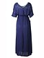 cheap Women&#039;s Dresses-Women&#039;s Plus Size / Daily Street chic Lace Dress