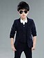 cheap Sets-Boys&#039; Party Formal Solid Clothing Set,Cotton Polyester All Seasons Long Sleeve Blue Beige