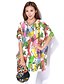 billige T-shirts til kvinde-HANBELLE® Dame Rund hals Langt Ærme Sweater &amp; Cardigan Ivory / Grå / Guld-6016#