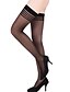 abordables Meia &amp; Meia-Calça-Women&#039;s Thin Stockings - Jacquard Black One-Size