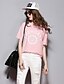 Χαμηλού Κόστους Γυναικεία Μπλουζάκια (Tops)-casual / καθημερινή απλή καλοκαίρι t-shirt sybel γυναικών, εκτύπωση γύρω από το λαιμό κοντό μανίκι μεσαίου ροζ βαμβάκι
