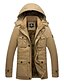cheap Men&#039;s Outerwear-Men&#039;s Work Down - Solid Colored
