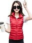 cheap Women&#039;s Puffer&amp;Parka-Women&#039;s Going out Casual / Active / Street chic White Duck Down Down - Solid Colored Stand / Winter