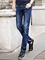 cheap Men&#039;s Pants-Men&#039;s Solid Casual Suits,Cotton Blue CY302