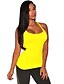 cheap Tank Tops &amp; Camis-Women&#039;s Polyester Spandex Tank Top - Solid, Backless Racerback Halter