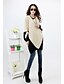 cheap Women&#039;s Sweaters-Women&#039;s Long Sleeve Batwing Sleeve Cotton Long Pullover - Color Block V Neck / Fall / Winter