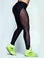 abordables Lingerie sexy-Femme Solide Polyester Spandex Couleur Pleine Sportif Legging,Cet article est à TAILLE CORRESPONDANTE à votre taille normale.