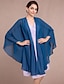 cheap Wraps &amp; Shawls-Sleeveless Capes Chiffon Wedding / Party Evening Women&#039;s Wrap With Scales