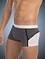 cheap Men&#039;s Briefs Underwear-Men&#039;s Color Block Black Red Blue M L XL