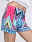 cheap Women&#039;s Pants-Women&#039;s Boho Casual/Print Print Multi-color Shorts Pants