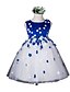 cheap Flower Girl Dresses-A-Line Short / Mini Flower Girl Dress - Tulle Sleeveless Jewel Neck with Flower by