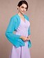 cheap Wraps &amp; Shawls-Long Sleeve Shrugs Chiffon Wedding / Party Evening Women&#039;s Wrap With Scales