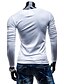preiswerte T-Shirts &amp; Tank Tops für Herren-Herrn Solide Alltag / Sport Baumwolle T-shirt / Langarm