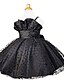 Недорогие Детские праздничные платья-Бальное платье длиной до колена платье девушки цветка - кружевные безрукавные ремни с цветком