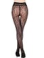 abordables Chaussettes &amp; Bonneterie-Collant Fin - Jacquard Femme Noir Taille unique