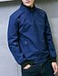 cheap Men&#039;s Jackets &amp; Coats-Men&#039;s Long Sleeve Casual / Sport Jacket,Cotton Solid Black / Blue / Brown / Green / Red