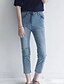 billige Kvindebukser-Kvinders Simpel Jeans Bukser Elastisk Bomuld