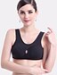 cheap Bras-Women&#039;s Sports Bras Fixed Straps Full Coverage Solid Colored Pure Color Pull-On Closure Cotton Sexy 1PC Black Gray / Seamless Panty