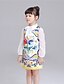 tanie Sukienki-Dziewczyny &#039; Bez rękawów Żakard Grafika drukowana 3D Sukienki Bawełna Sukienka Wiosna Jesień Codzienne