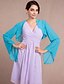 cheap Wraps &amp; Shawls-Long Sleeve Shrugs Chiffon Wedding / Party Evening Women&#039;s Wrap With Scales