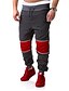 abordables Pantalons &amp; Shorts Homme-Homme sport Décontracté Droite / Joggings Pantalon - Bloc de Couleur / Mosaïque Coton gris foncé Gris Clair Noir