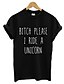 voordelige Dames T-shirts-Dames Eenvoudig Zomer T-shirt,Casual/Dagelijks Letter Ronde hals Korte mouw Katoen Dun