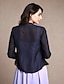 cheap Wedding Guest Wraps-Long Sleeve Coats / Jackets Chiffon Party Evening Women&#039;s Wrap With Scales